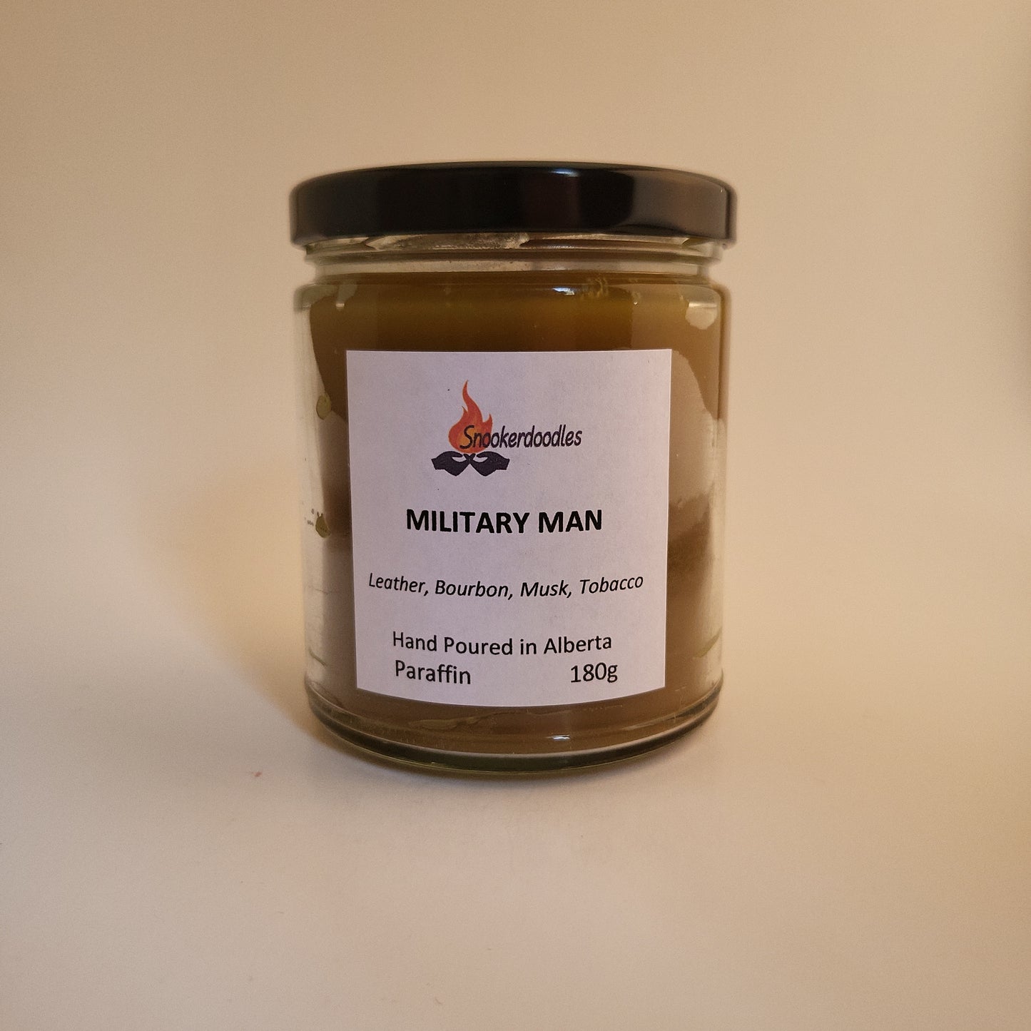 Military Man Candle